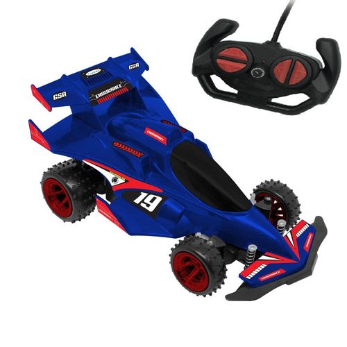 Carro De Controle Remoto Candide Hot Wheels Juggler - Azul