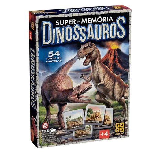 Jogo Ilha dos Dinossauros - Grow - Casa do Brinquedo® Melhores Preços e  Entrega Rápida