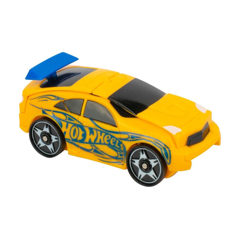 Carro Hot Wheels com Chave Lançador Azul - Fun Divirta-se