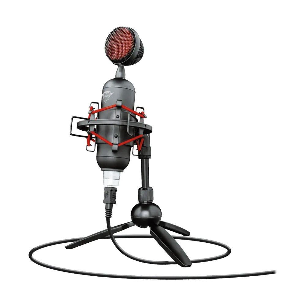 Microfone Condensador Gamer Buzz GXT 244 Trust PS4 PC e Mac Preto e