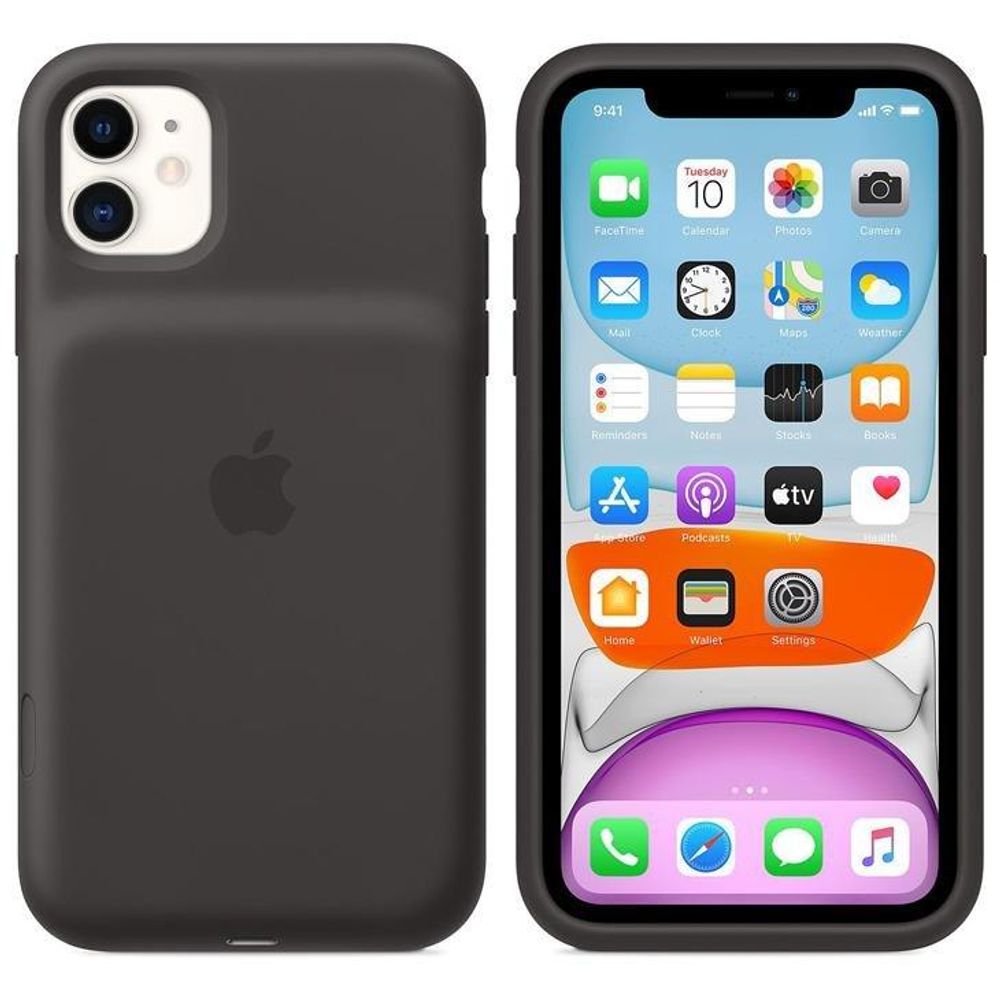 Capa Carregadora Apple iPhone 11 Preta Loja VIVO