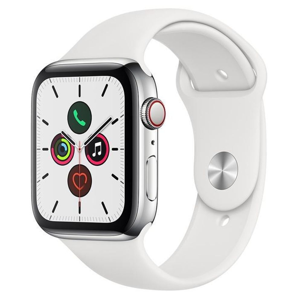 Smartwatch Apple Watch Series 5 44mm - Branco/prata