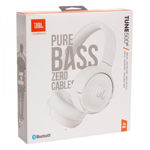 Fone de Ouvido Tune 500BT Bluetooth JBL Branco - Loja VIVO