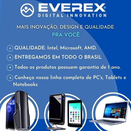 pc desktop everex core i7 4gb 1tb linux